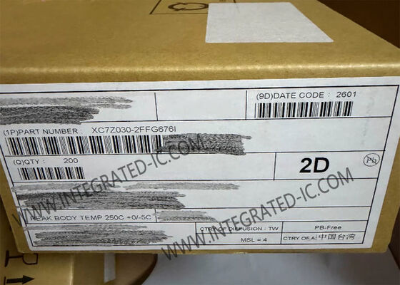 XC7Z030-2FFG676I Mảng cổng có thể lập trình trường với các tế bào logic 125K và tần số đồng hồ 766MHz cho Zynq-7000 System On Chip IC