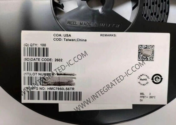 HMC7950LS6TR Mô-đun truyền thông không dây với 1 kênh khuếch đại RF 2,0dB tiếng ồn thấp